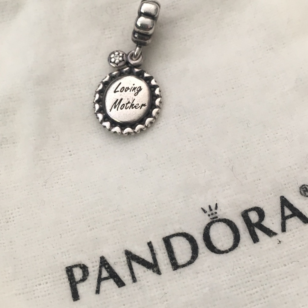 ✅DONATING✅ Final Price Drop Pandora Loving Mother Silver Dangle Charm